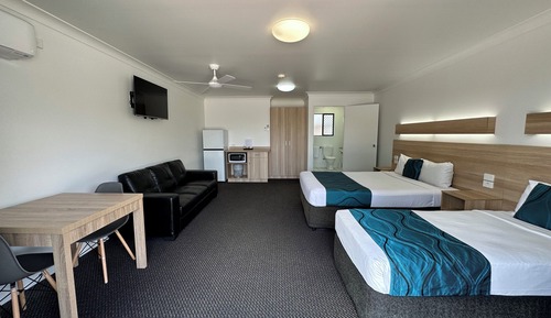 Chambre Standard avec lits jumeaux, accessible aux personnes à mobilité réduite, rez-de-chaussée