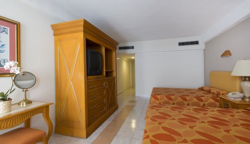 Chambre Standard, 2 lits doubles, vue montagne