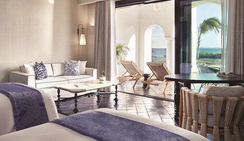 Chambre Deluxe, 2 lits une place, en front de plage