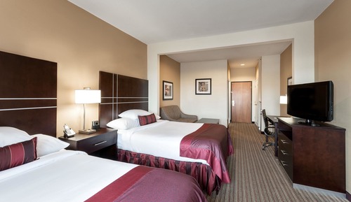 Chambre, 2 grands lits, non-fumeurs (Mobility,Hearing,Tub w/Grab Bars)