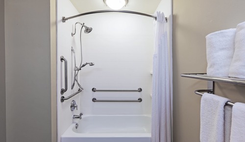Chambre Standard, 1 très grand lit, accessible aux personnes à mobilité réduite (Mobility)