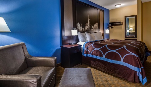 Chambre Standard, 1 très grand lit, accessible aux personnes à mobilité réduite