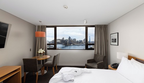 Chambre Supérieure, 1 très grand lit, vue port
