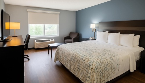 Chambre Standard, 1 très grand lit, non-fumeurs (Microwave & Refrigerator)