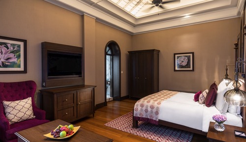 Chambre Luxe, 1 très grand lit, vue jardin (Grande)