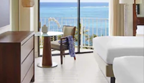 Chambre, 2 grands lits (Water View)