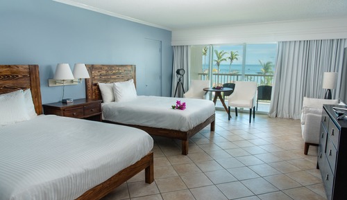 Chambre Deluxe, 2 grands lits, en front de mer