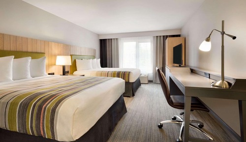Chambre, 1 grand lit, accessible aux personnes à mobilité réduite, non-fumeurs