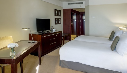 Chambre Standard, 2 lits une place, vue ville
