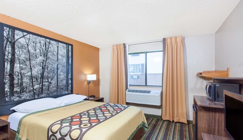 Chambre, 1 grand lit, accessible aux personnes à mobilité réduite, non-fumeurs