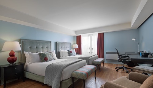 Chambre Confort, 2 lits doubles