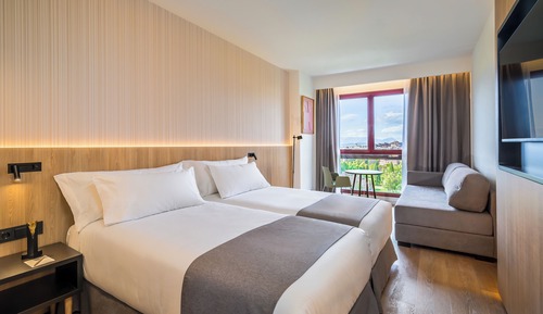 Chambre Triple, vue parc