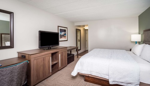 Chambre, 1 très grand lit, non-fumeurs (Mobility & Hearing, Roll-in Shower)