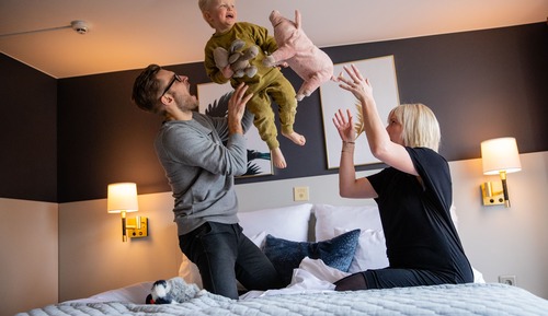 Chambre Deluxe avec lits jumeaux, 2 lits une place, non-fumeurs