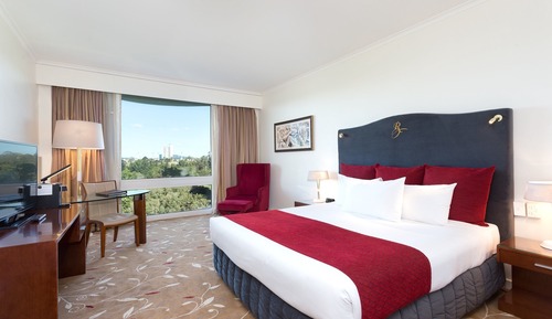 Chambre Premium, 1 très grand lit, vue parc