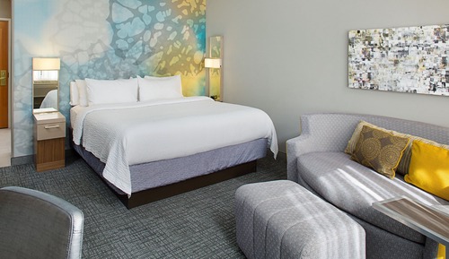 Chambre, 1 très grand lit (Mobility/Hearing Access, Transf Shwr)