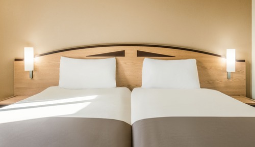 Chambre avec lits jumeaux, 2 lits une place