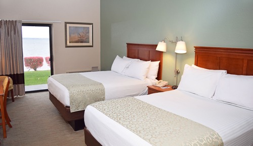 Chambre Double Premium, 2 grands lits, en bord de plage