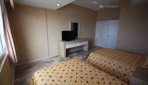 Chambre Standard, 2 lits doubles, vue océan