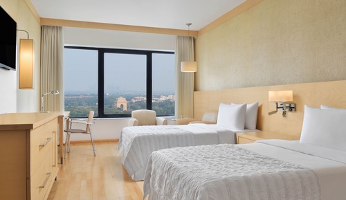 Chambre, 2 lits une place