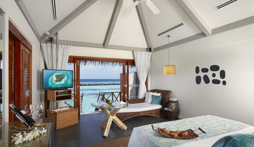 Premium Water Villa, 2 Twin Beds, Ocean View