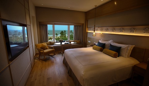 Chambre Deluxe, 1 très grand lit, vue mer