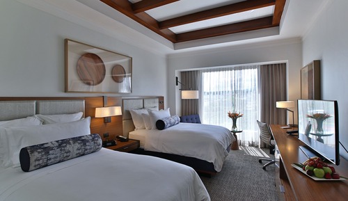 Chambre Classique, 2 lits doubles, vue lac