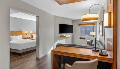 Chambre, 2 grands lits