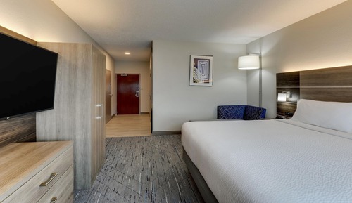 Chambre Standard, 1 très grand lit, accessible aux personnes à mobilité réduite (Communications)