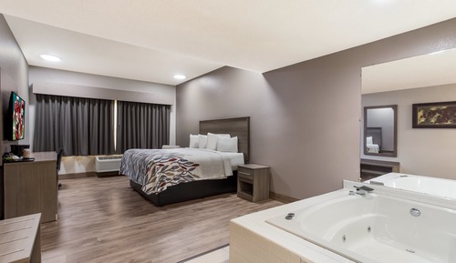 Suite, 1 très grand lit, non-fumeurs, baignoire à jets