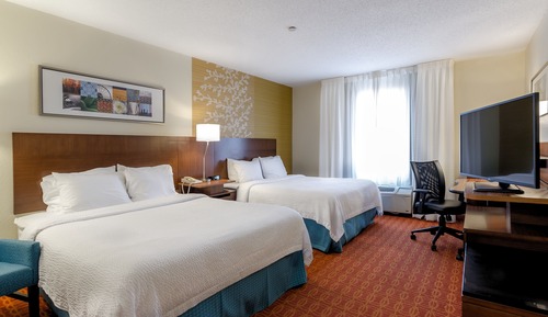 Chambre, 2 grands lits, non-fumeurs (Mobility Accessible, Roll-in Shower)