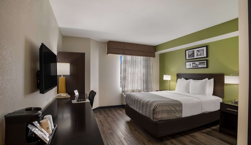 Chambre Standard, 1 grand lit, accessible aux personnes à mobilité réduite