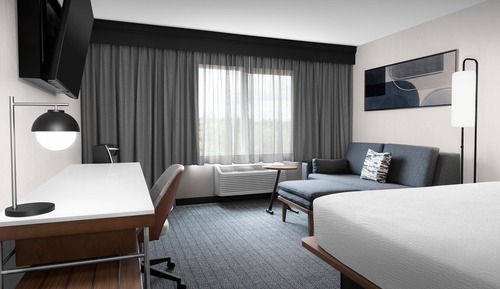 Chambre, 1 très grand lit et 1 canapé-lit (Hearing Accessible)