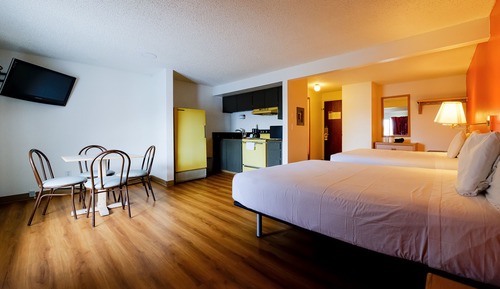 Chambre Premium, 2 lits doubles, coin cuisine