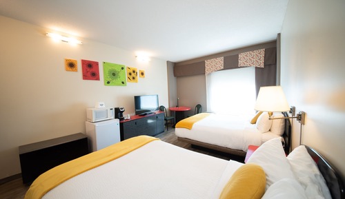 Chambre, 2 lits doubles, non-fumeurs