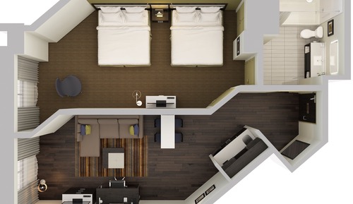 Suite, 2 grands lits