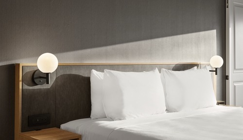 Chambre, 2 grands lits (high floor)