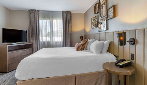 Suite, 1 très grand lit et 1 canapé-lit, accessible aux personnes à mobilité réduite, non-fumeurs