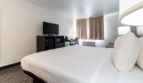 Chambre, 1 grand lit, accessible aux personnes à mobilité réduite, non-fumeurs