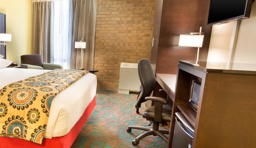 Chambre Deluxe, 1 très grand lit, accessible aux personnes à mobilité réduite (Tub)