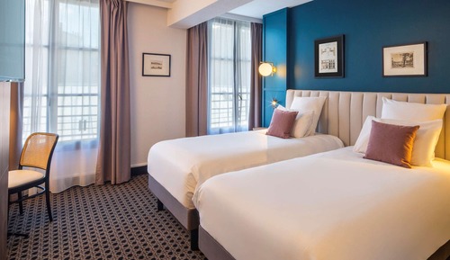 Chambre Classique avec lits jumeaux, 2 lits une place