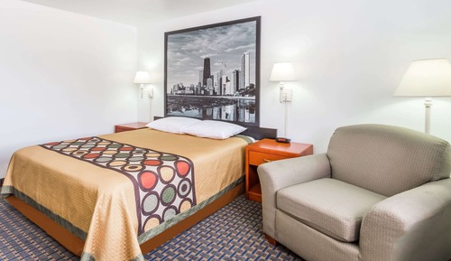 Chambre, 1 grand lit, accessible aux personnes à mobilité réduite, non-fumeurs