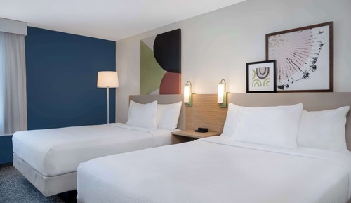 Chambre, 2 grands lits