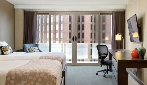 Suite Studio, 2 lits doubles, balcon