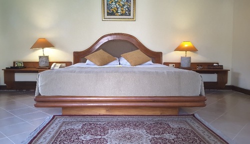 Chambre Supérieure, vue jardin, côté jardin