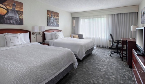 Chambre, 2 grands lits, non-fumeurs (Hearing Accessible)