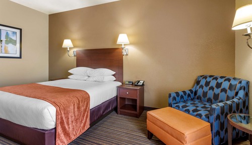Chambre Standard, 1 grand lit, accessible aux personnes à mobilité réduite, non-fumeurs