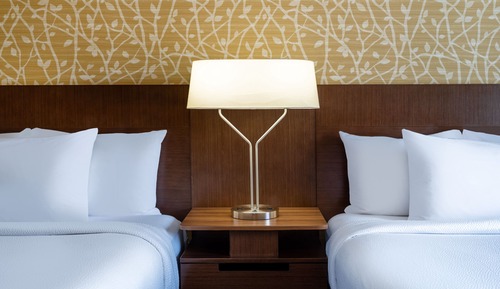 Chambre, 2 grands lits