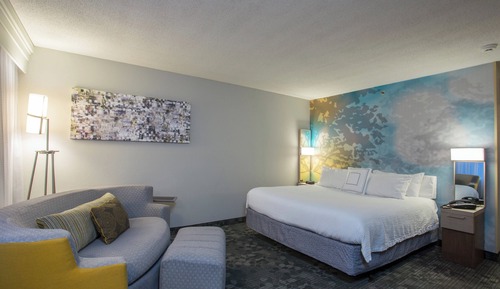 Chambre, 1 très grand lit et 1 canapé-lit (Mobility/Hearing Accessible, Tub)