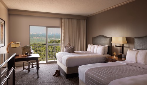 Chambre Deluxe, 2 grands lits, vue ville (Hill Country or City View)